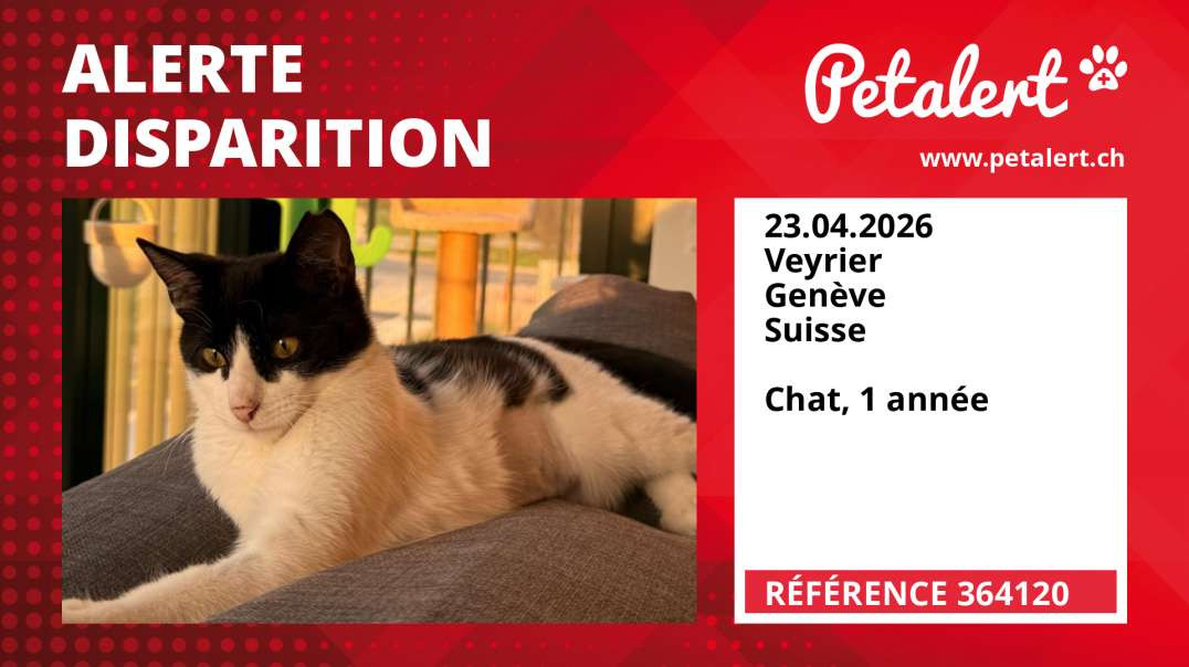 Alerte Disparition #364120 Veyrier / Genève / Suisse