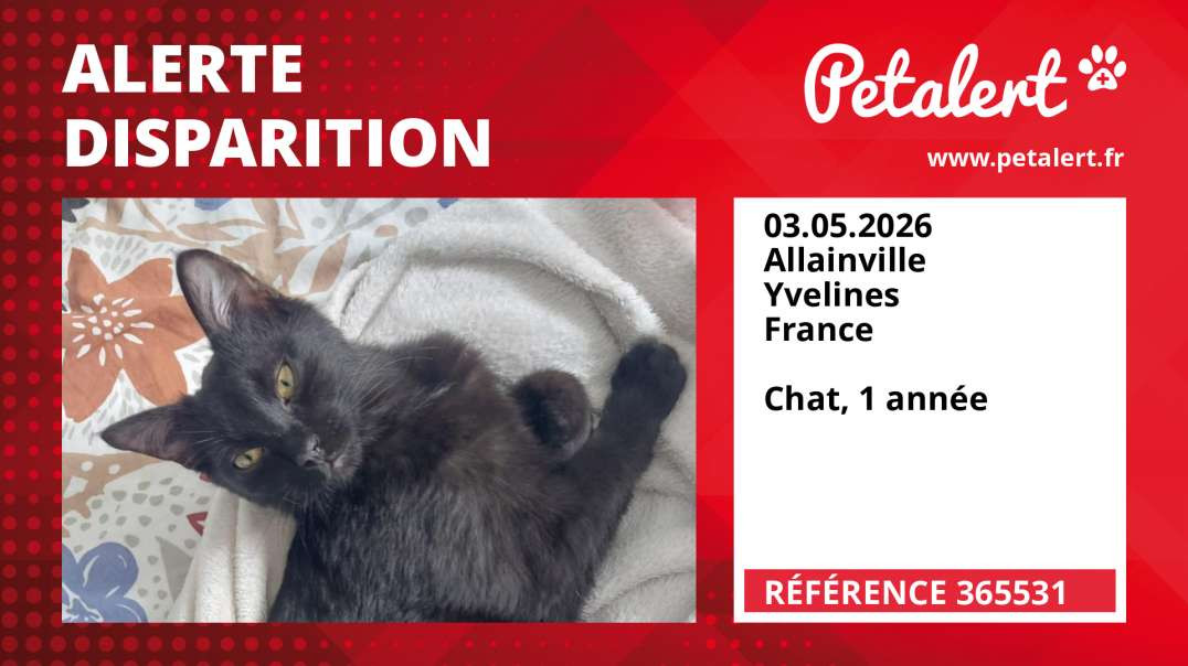 Alerte Disparition #365531 Allainville / Yvelines / France