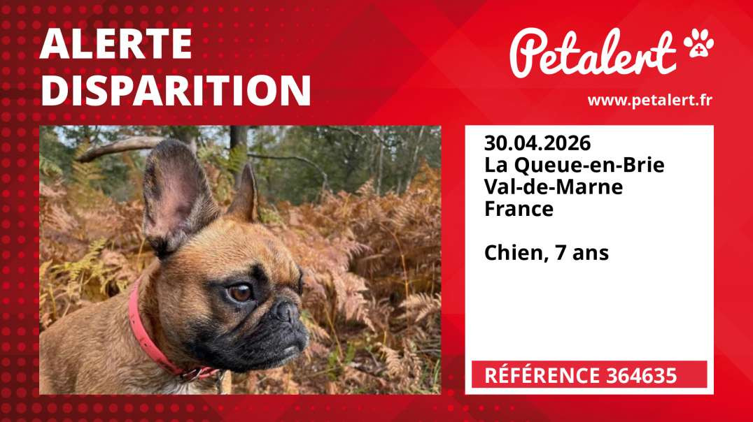 Alerte Disparition #364635 La Queue-en-Brie / Val-de-Marne / France