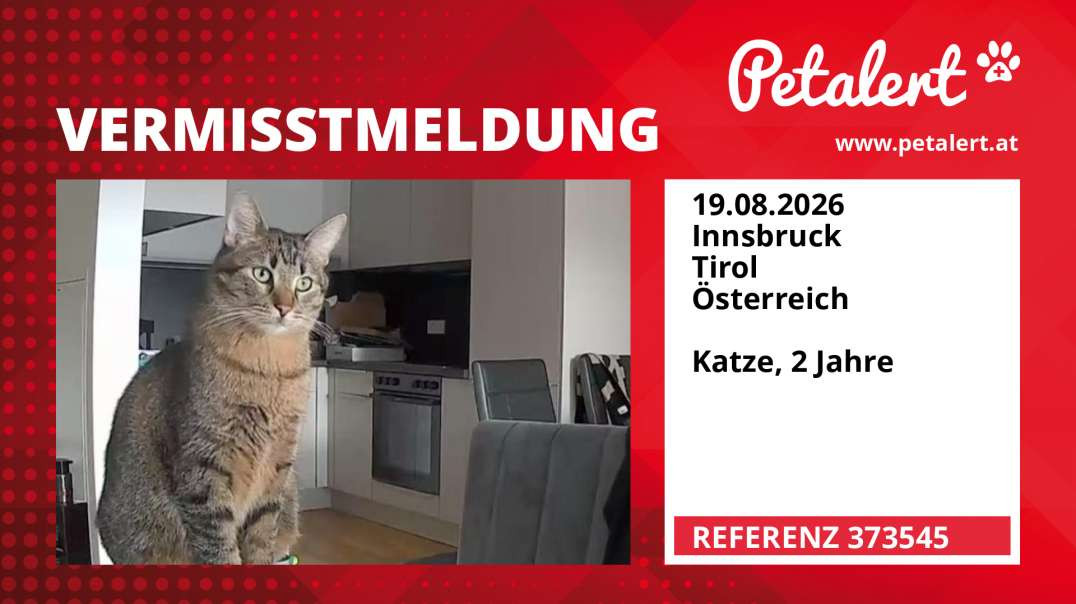 Vermisstmeldung #373545 Innsbruck / Tirol / Österreich
