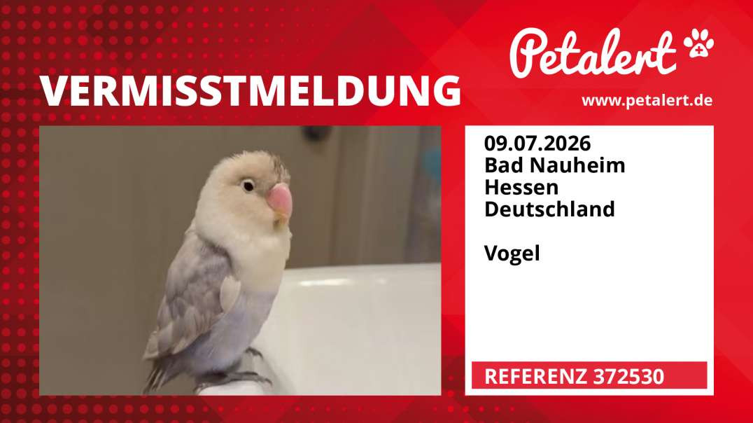 Vermisstmeldung #372530 Bad Nauheim / Hessen / Deutschland